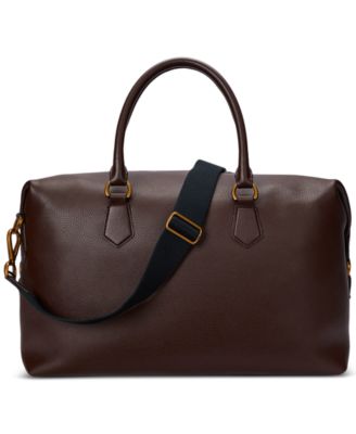 Men's Pebbled Leather Duffel