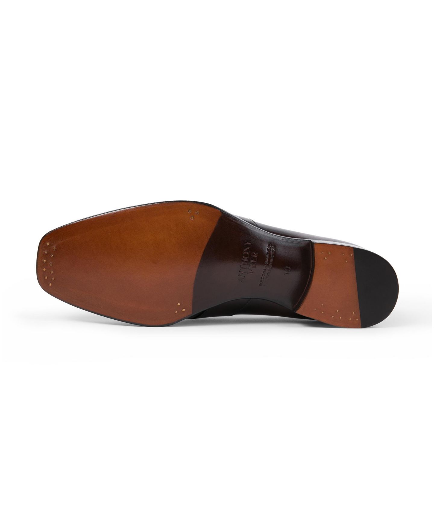 Мужские туфли Anthony Veer Verona Bit Loafer Dress Shoe, цвет: Коньячный состаренный — фото 5