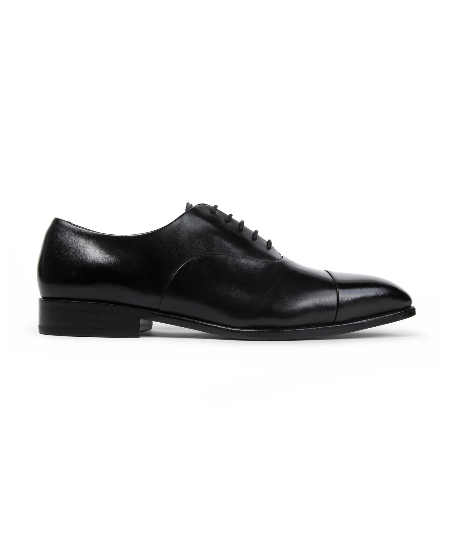 Мужские туфли Anthony Veer Genoa Cap-Toe Oxford Dress Shoe, цвет: Чёрный — фото 2