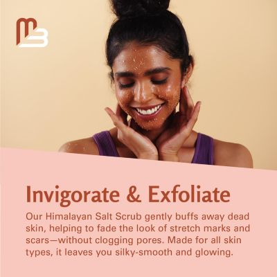 Naturals Himalayan Salt Body Scrub Infused with Collagen and Stem Cell Natural Exfoliating Salt Scrub