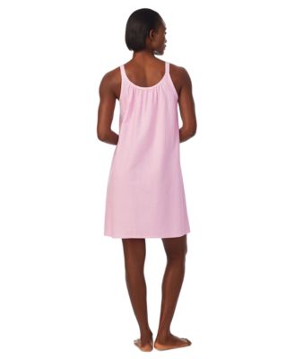 Plus Size Cotton Knit Double-Strap Nightgown