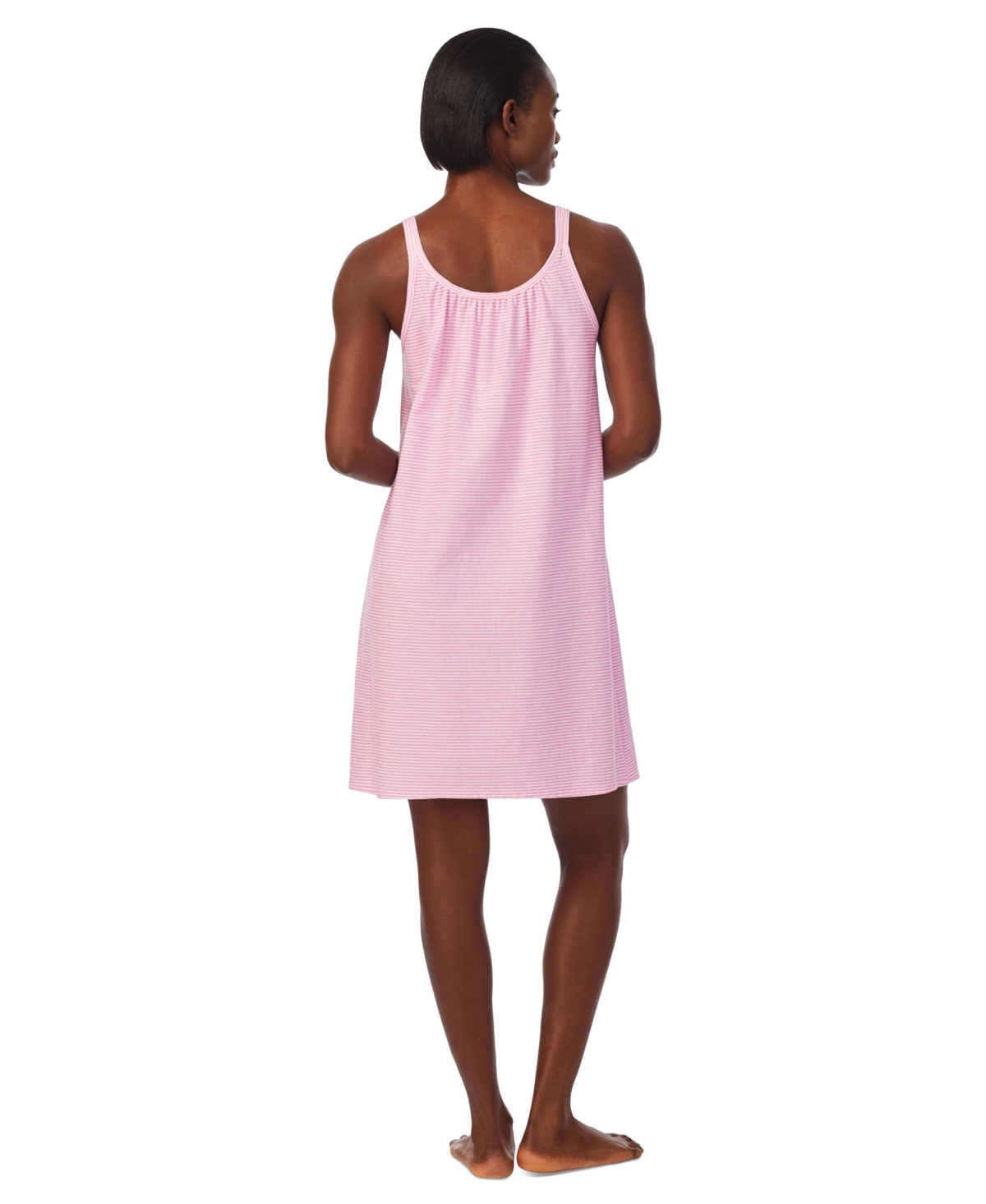 Lauren Ralph Lauren Plus Size Cotton Knit Double-Strap Nightgown