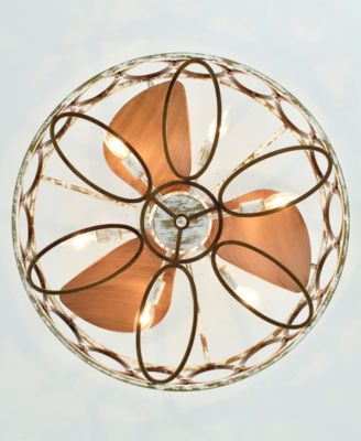 24" Kolleen Indoor Ceiling Fan with Light Kit and Remote