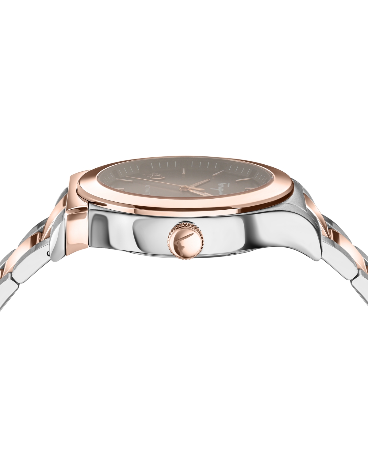 Ferragamo Men's Swiss Automatic 1927 Two-tone Stainless Steel Bracelet Watch 42mm In Two Tone