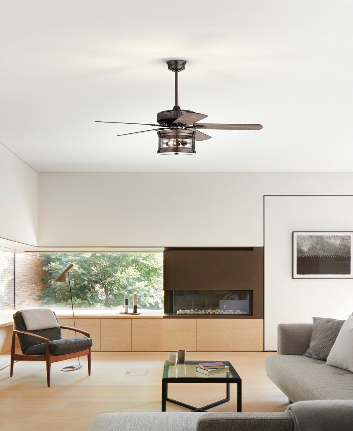 Home Accessories 52" Cadence 2-light Indoor Ceiling Fan With Light Kit And Remote In Bronze
