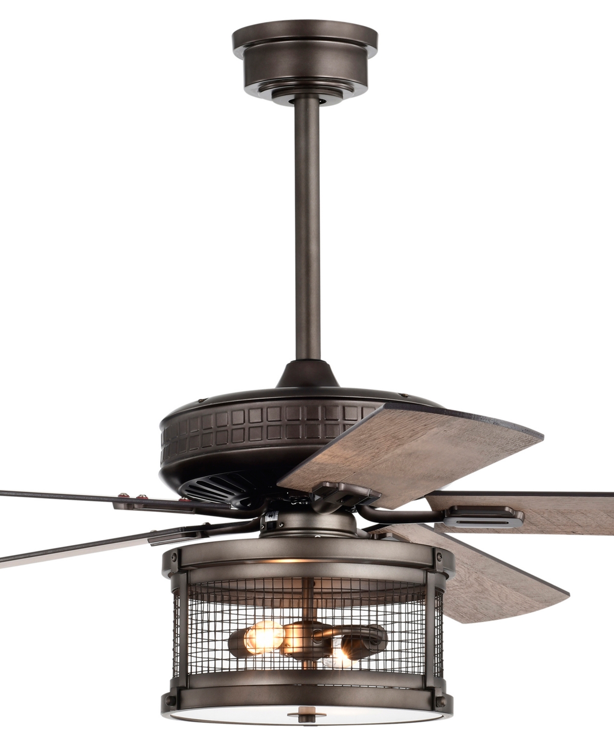 Home Accessories 52" Cadence 2-light Indoor Ceiling Fan With Light Kit And Remote In Bronze