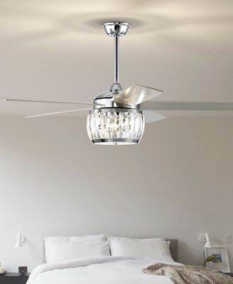 52" Nadire 3-Light Indoor Ceiling Fan with Light Kit and Remote