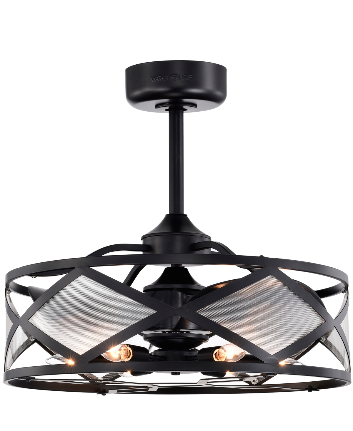 Home Accessories 23.2" Daniya 6-light Indoor Ceiling Fan With Light Kit And Remote In Matte Black