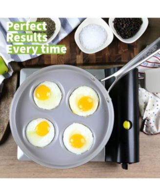 Ceramic Nonstick 10" 4-Cup Egg Frying Pan