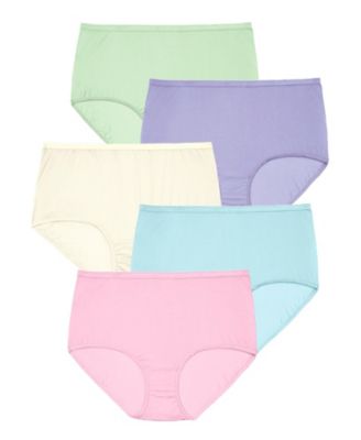 Women's Full Coverage Nylon Brief 5-Pack