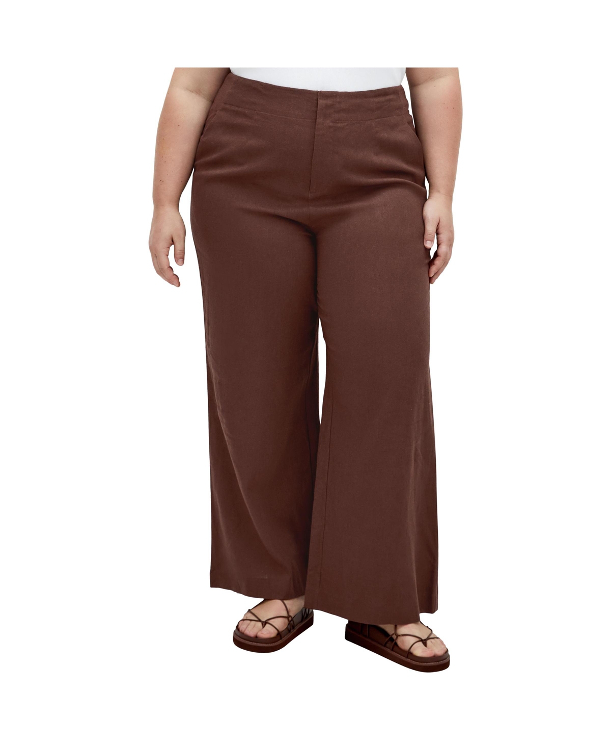 Plus Size Vivien Pant - Cream