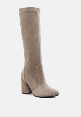Rag and Co Womens Saloniki Microfiber Calf Boots