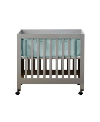 Halo Dream Inc Breathable Mesh Liner for Mini Cribs Deluxe 4mm Mesh - Green seaglass 55$