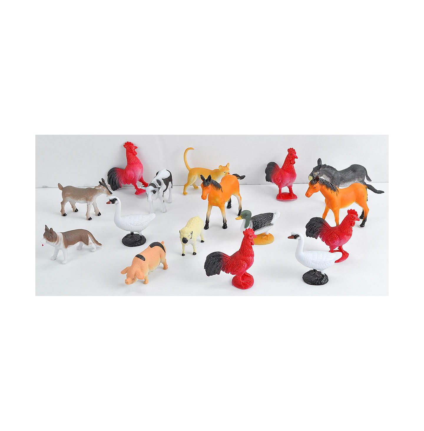Детские фигурки Wild Republic Farm Animals Nature Tube 16-Piece Figurines, Ages 3+ — фото 2