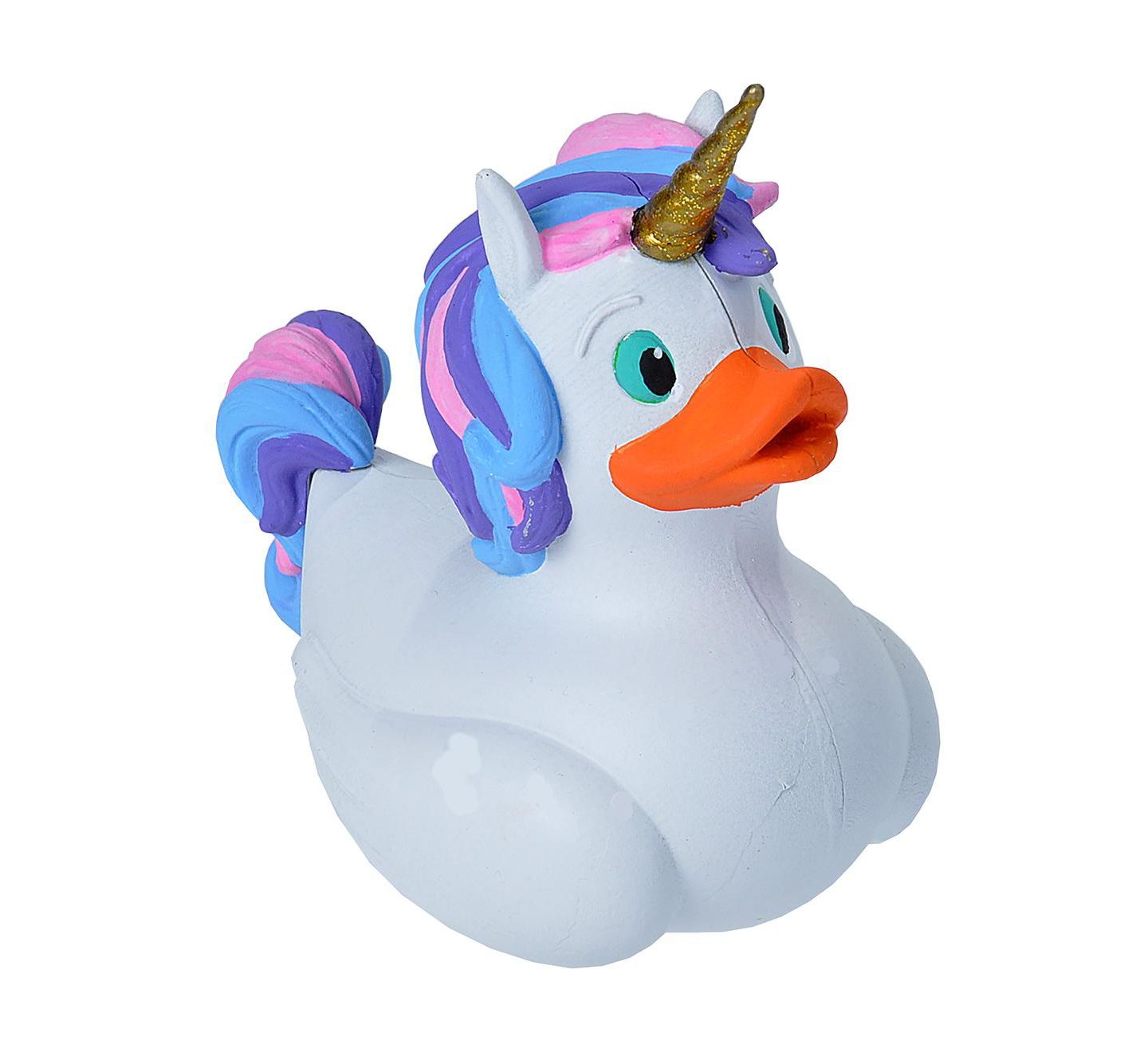 Детская фигурка Wild Republic Unicorn Rubber Duck 1-Piece Figurine, Ages 3+ — фото 2