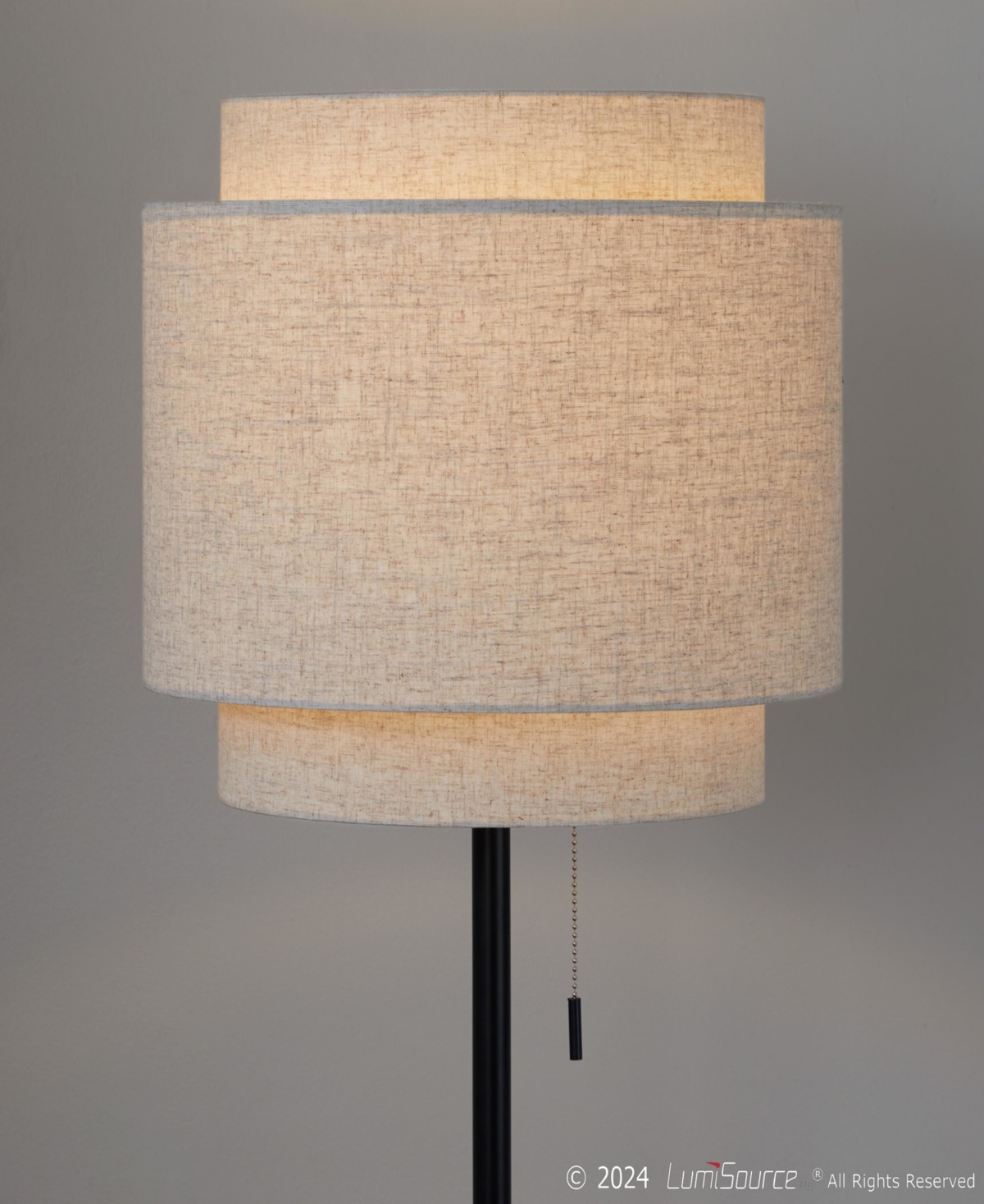 Lumisource Tier 64" Contemporary Standard Floor Lamp In Black