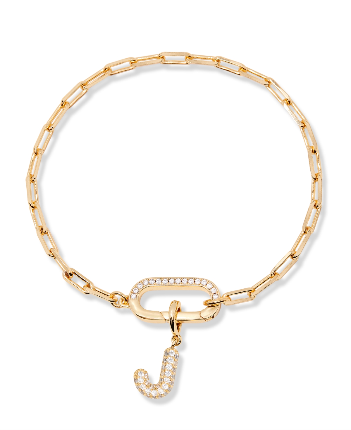Petra Initial Charm Bracelet - Letter X