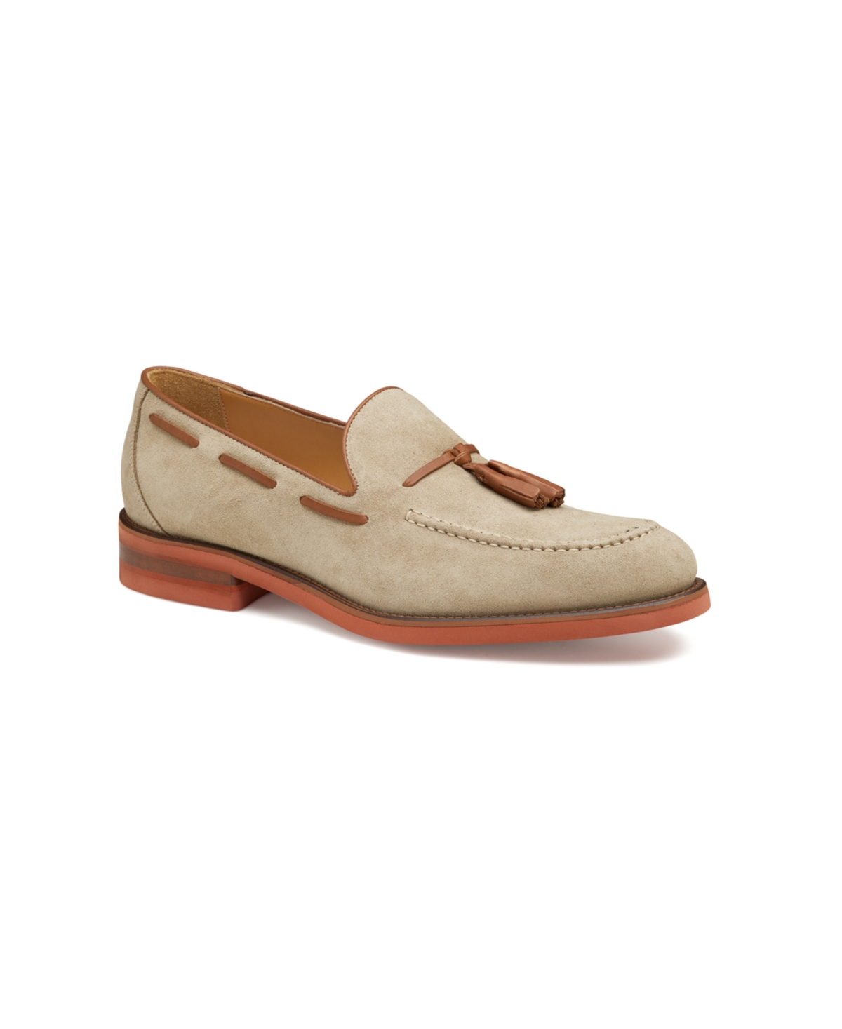 Men's Ashford Tassel Slip On Loafer - Taupe Italian Suede