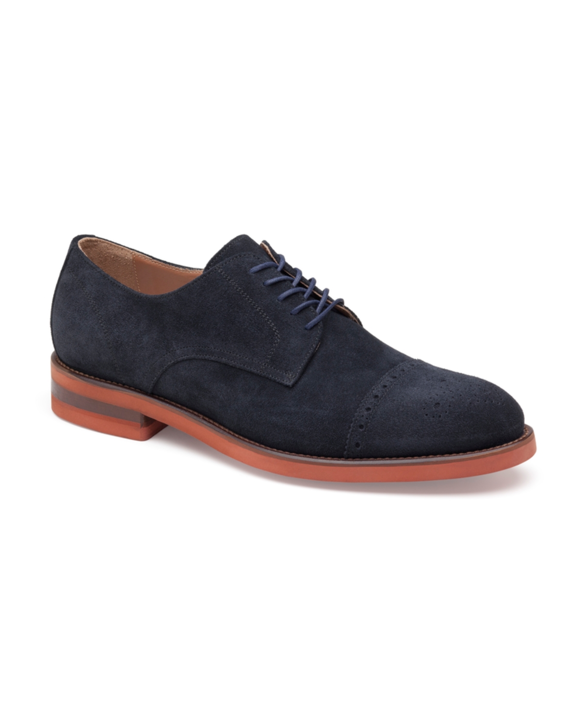 Men's Ashford Cap Toe Shoe - Navy Italian Suede