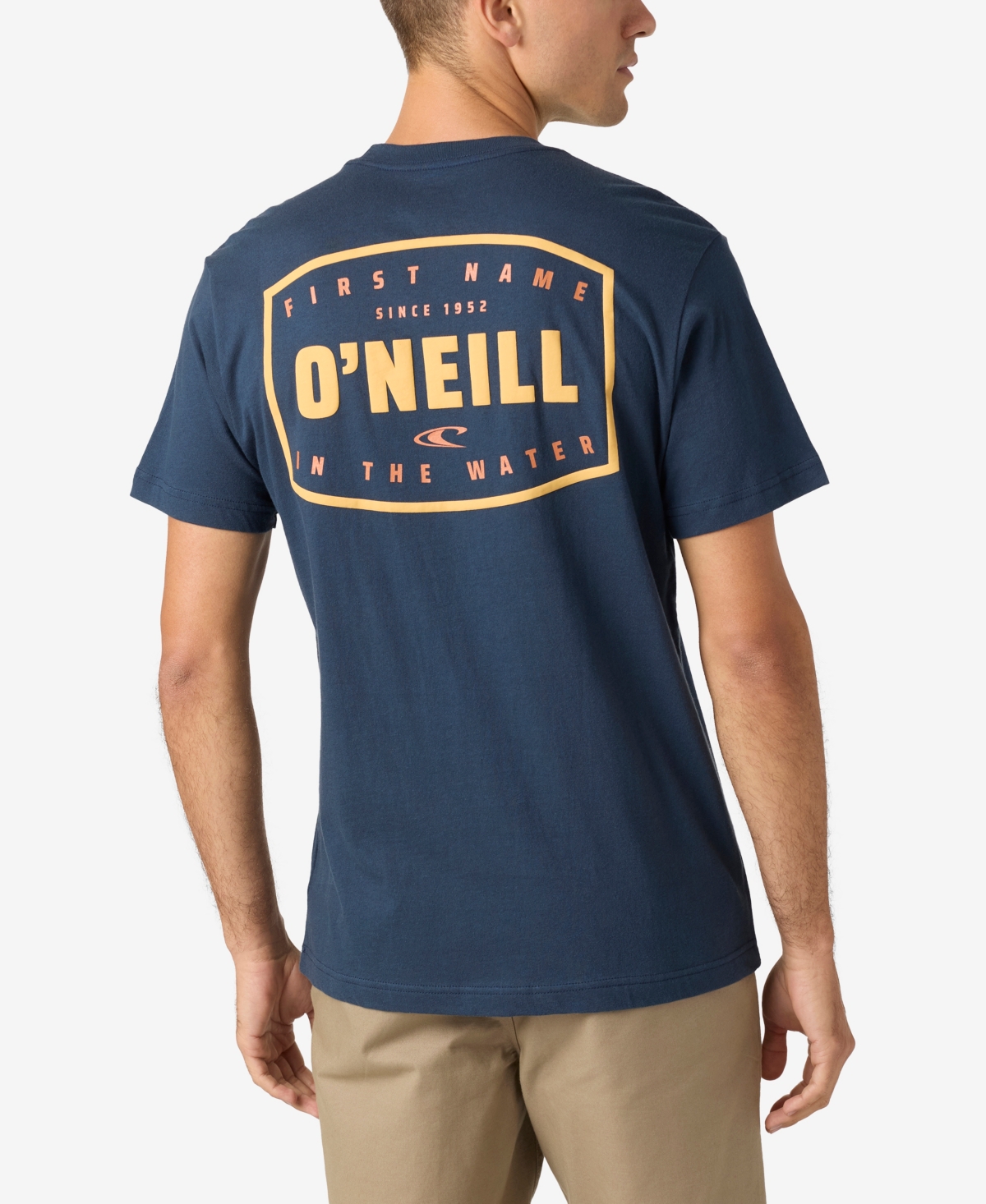 Men's Stamped Short Sleeve T-shirt - New Navy