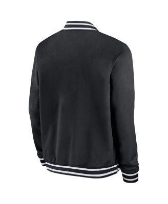 Men's Black Army Black Knights 2024 Rivalry Collection Full-Zip Bomber Jacket