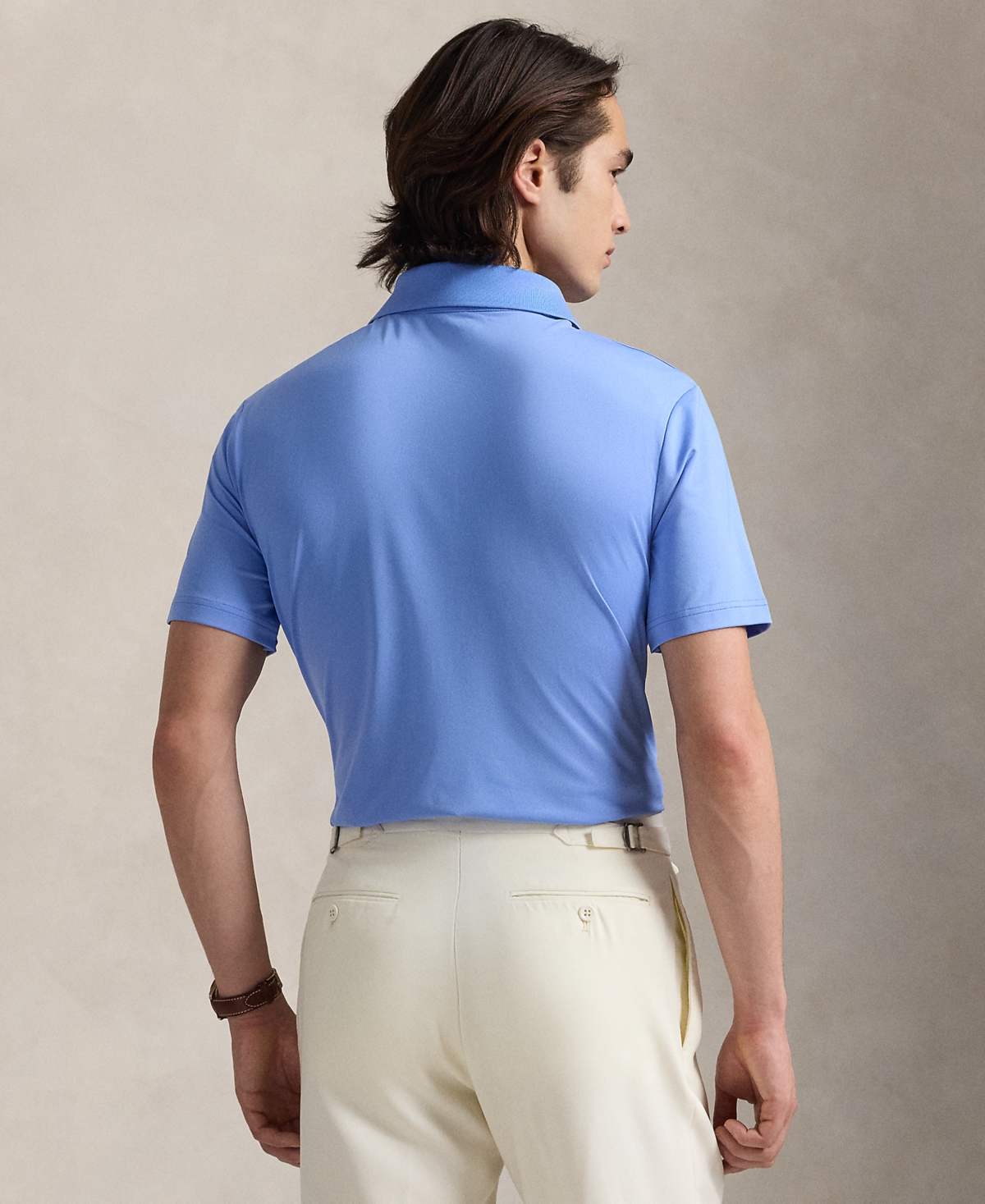 Shop Polo Ralph Lauren Men's Classic-fit Performance Polo Shirt In Blue