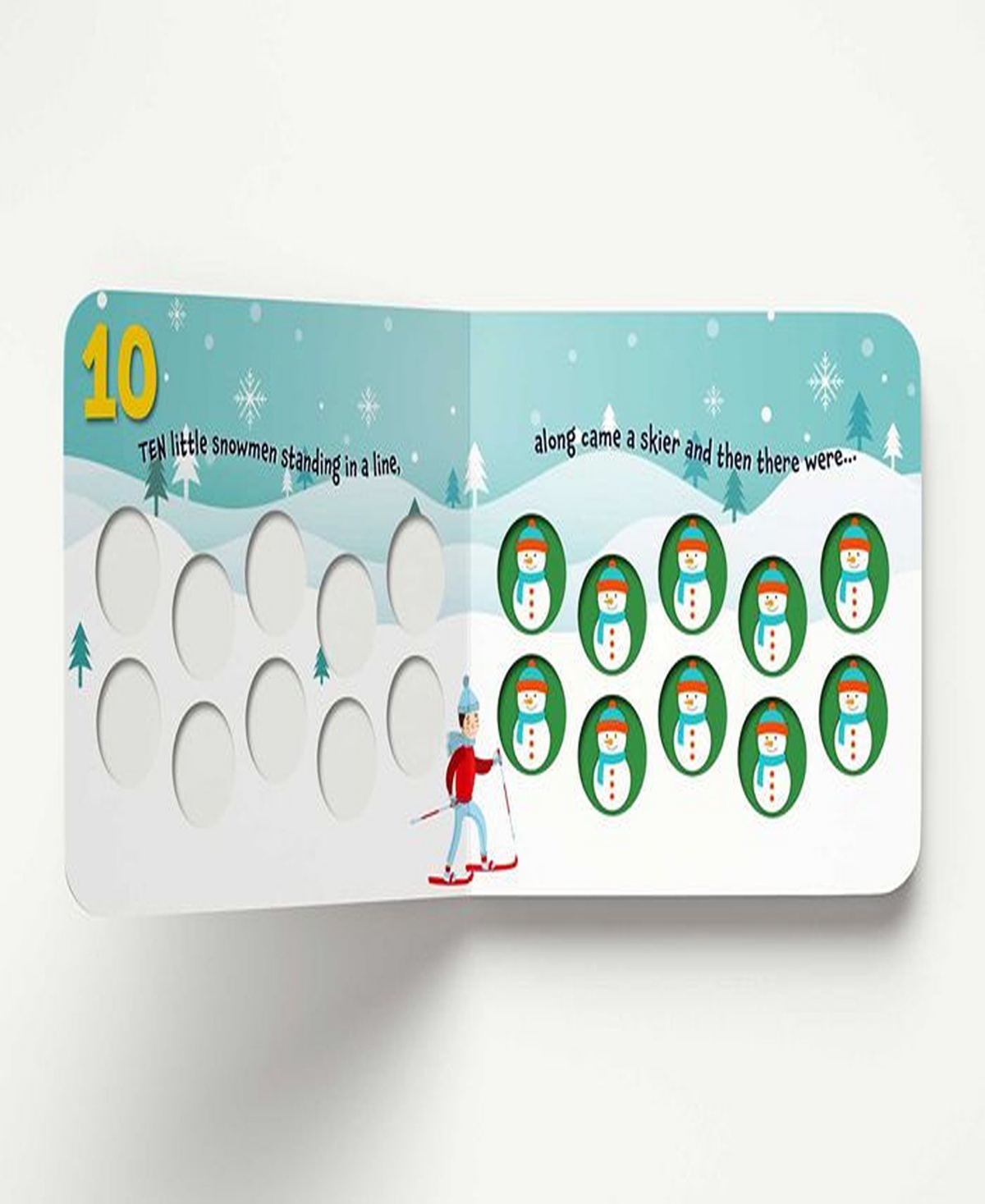 Ten Little Snowmen: A Magical Counting Storybook (Learn to Count, Snowmen, 1 to 10, Children's Books, Holiday Books) by Amanda Sobotka