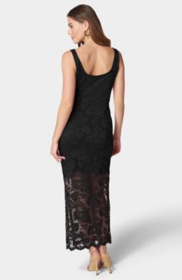 Women's Lace Square Neck Maxi Dress