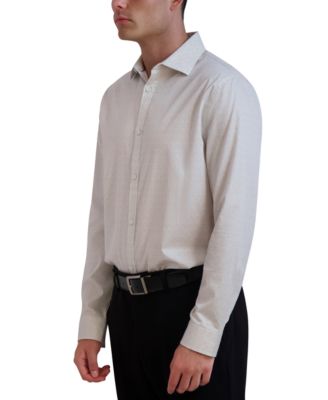 Men's Slim-Fit Multi-Dot Dress Shirt