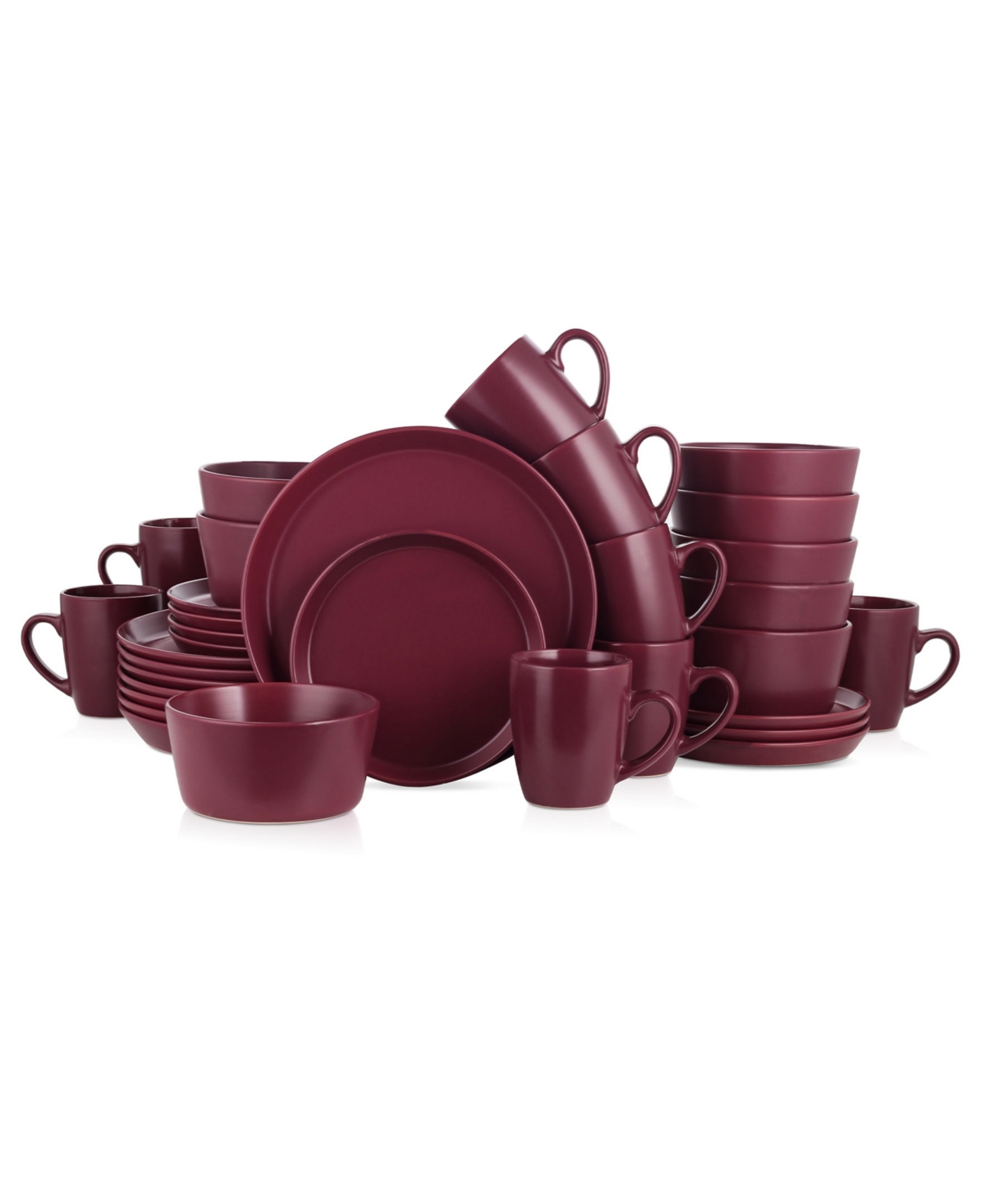 Michelle 32 Pc. Dinnerware Set, Service for 8 - Purple