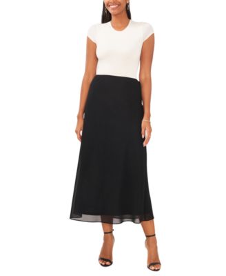 Midi A-Line Skirt
