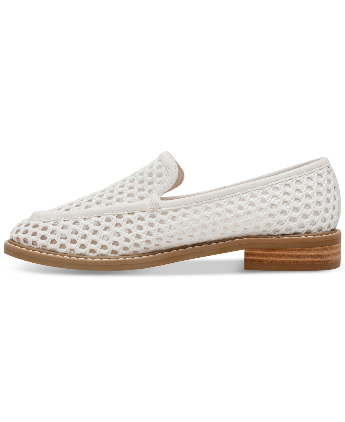 Dv Dolce Vita Women's Fran Woven Slip-on Loafers In White