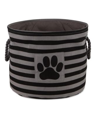 Collapsible Pet Storage Bin Stripe/Paw Patch
