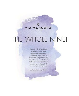 Via Mercato Liquid Hand Soap, 12 Fl Oz, No. 6 - Fig, Orange Blossom & Cedarwood