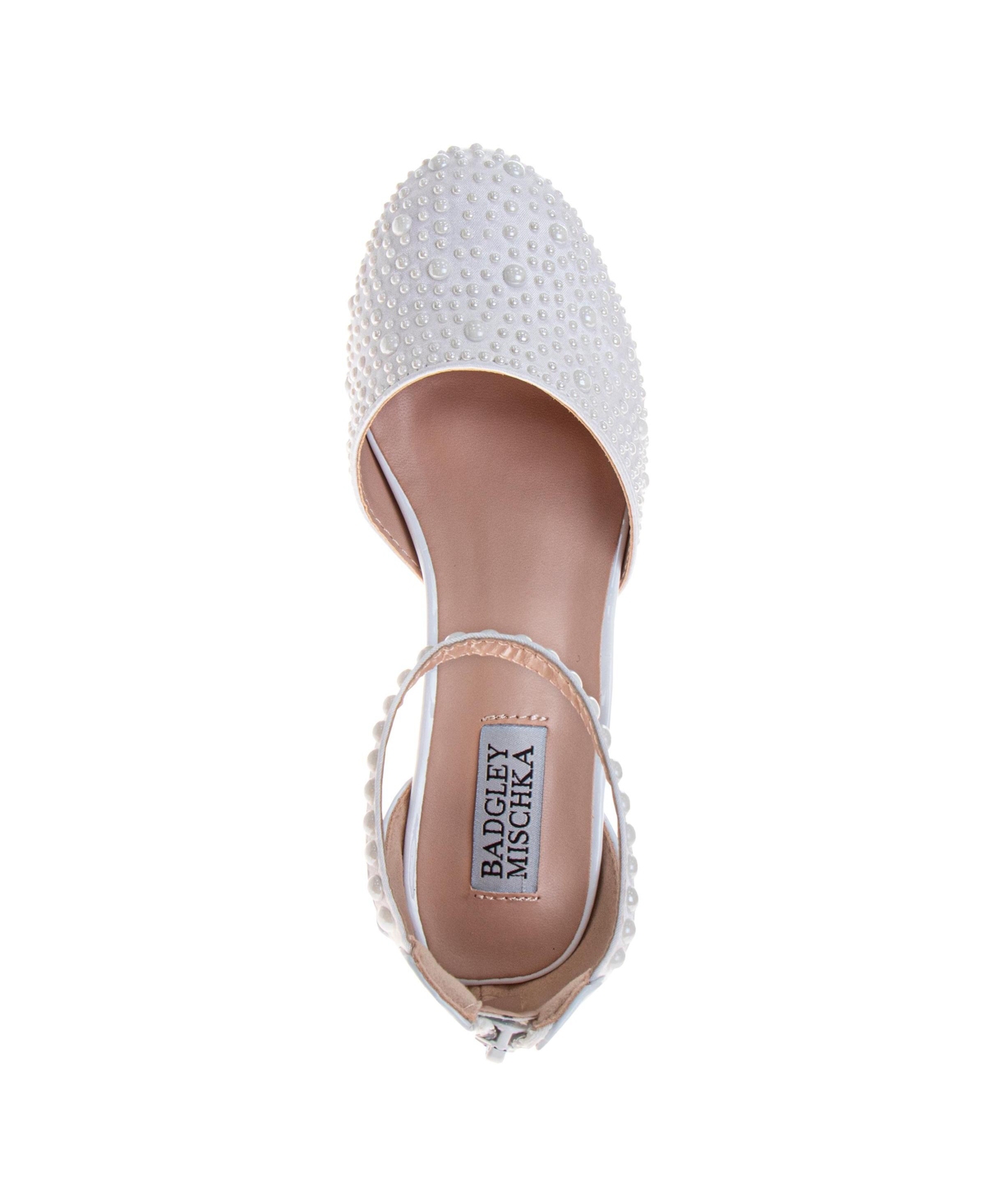 Badgley Mischka Little Girls Ankle Strap Dress Shoes. (Toddler/Little Kids)