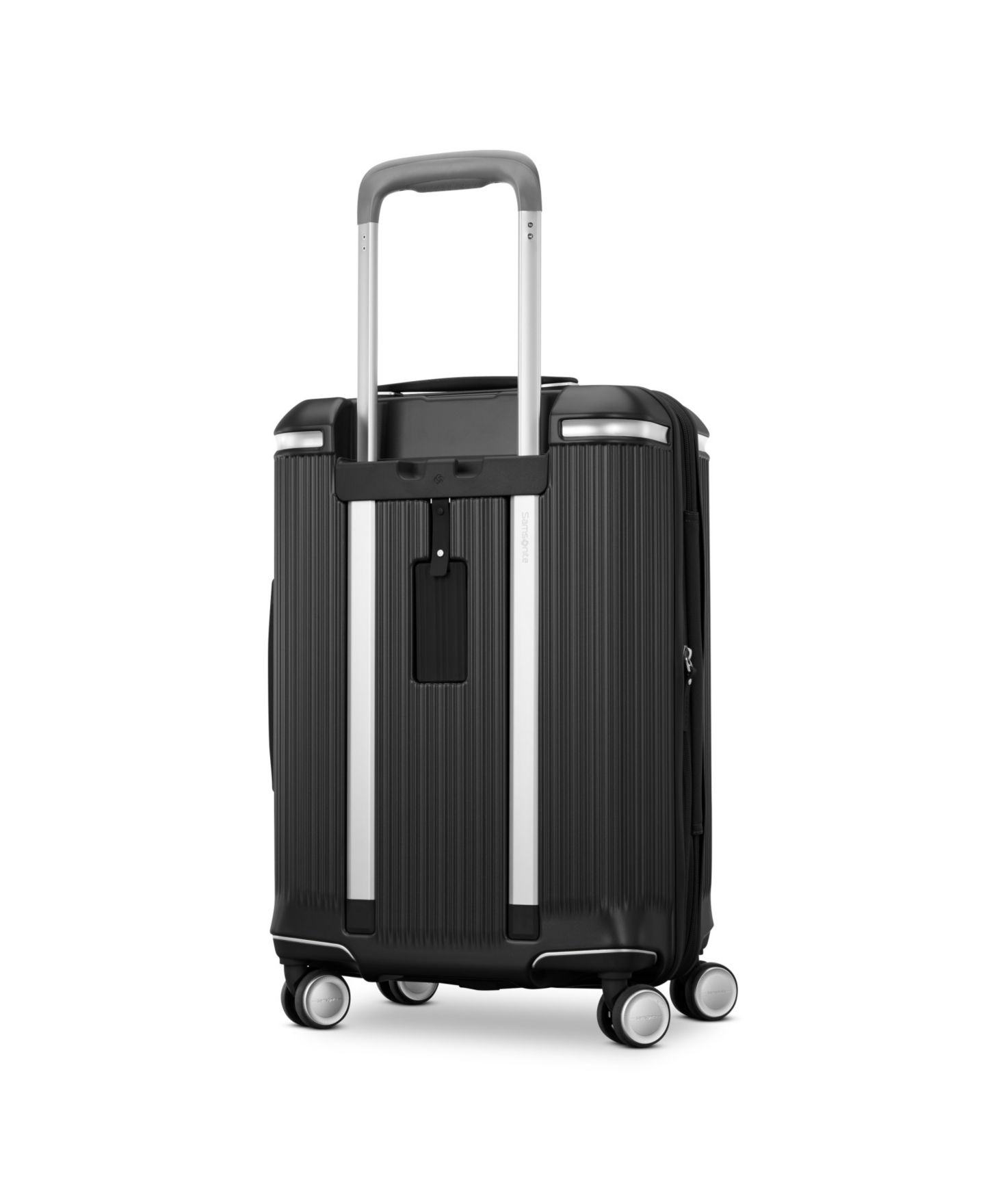 Чемодан Samsonite Silhouette 18 Expandable Hardside Carry-on Spinner, цвет: Чёрный — фото 3