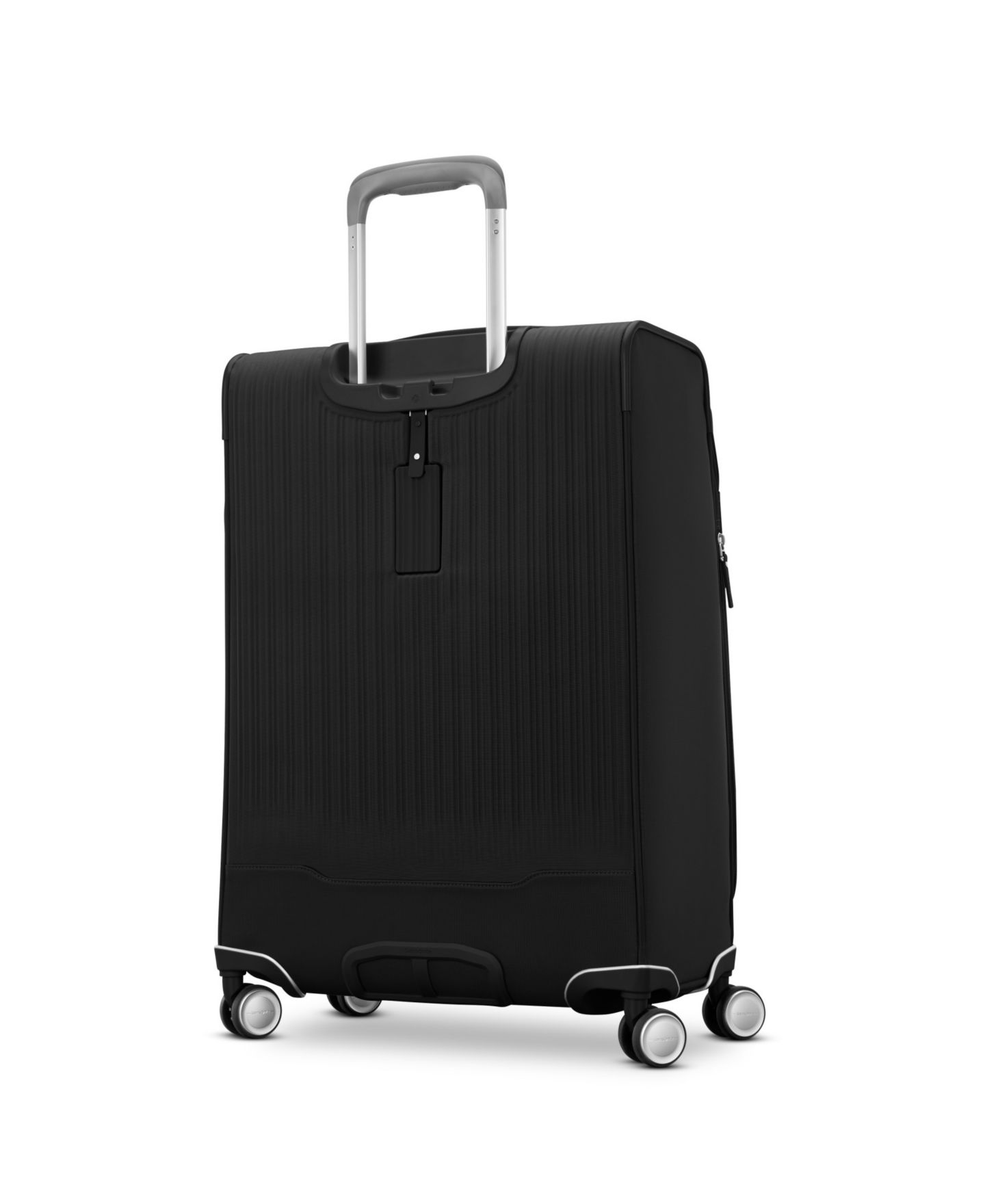Чемодан Samsonite Silhouette 18 Expandable Medium Softside Check-in Spinner, цвет: Чёрный — фото 3