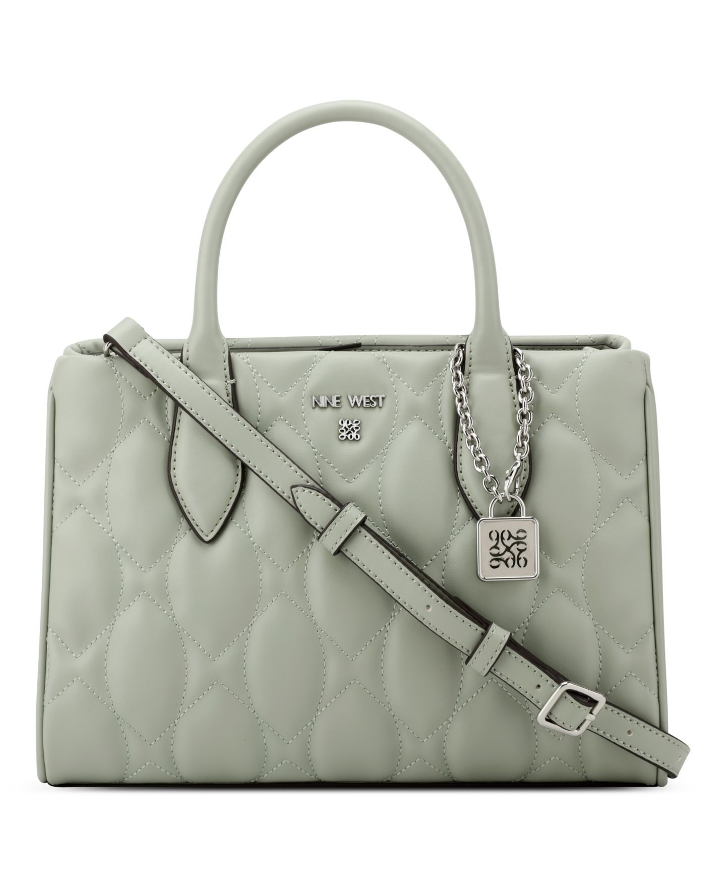 Женская сумка Nine West Designer Rue Medium Satchel, цвет: Celadon — фото 1