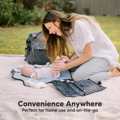 Ezee Diaper Changing Pad, Portable Diaper Changing Mat, Waterproof Foldable Diaper Changing Pad