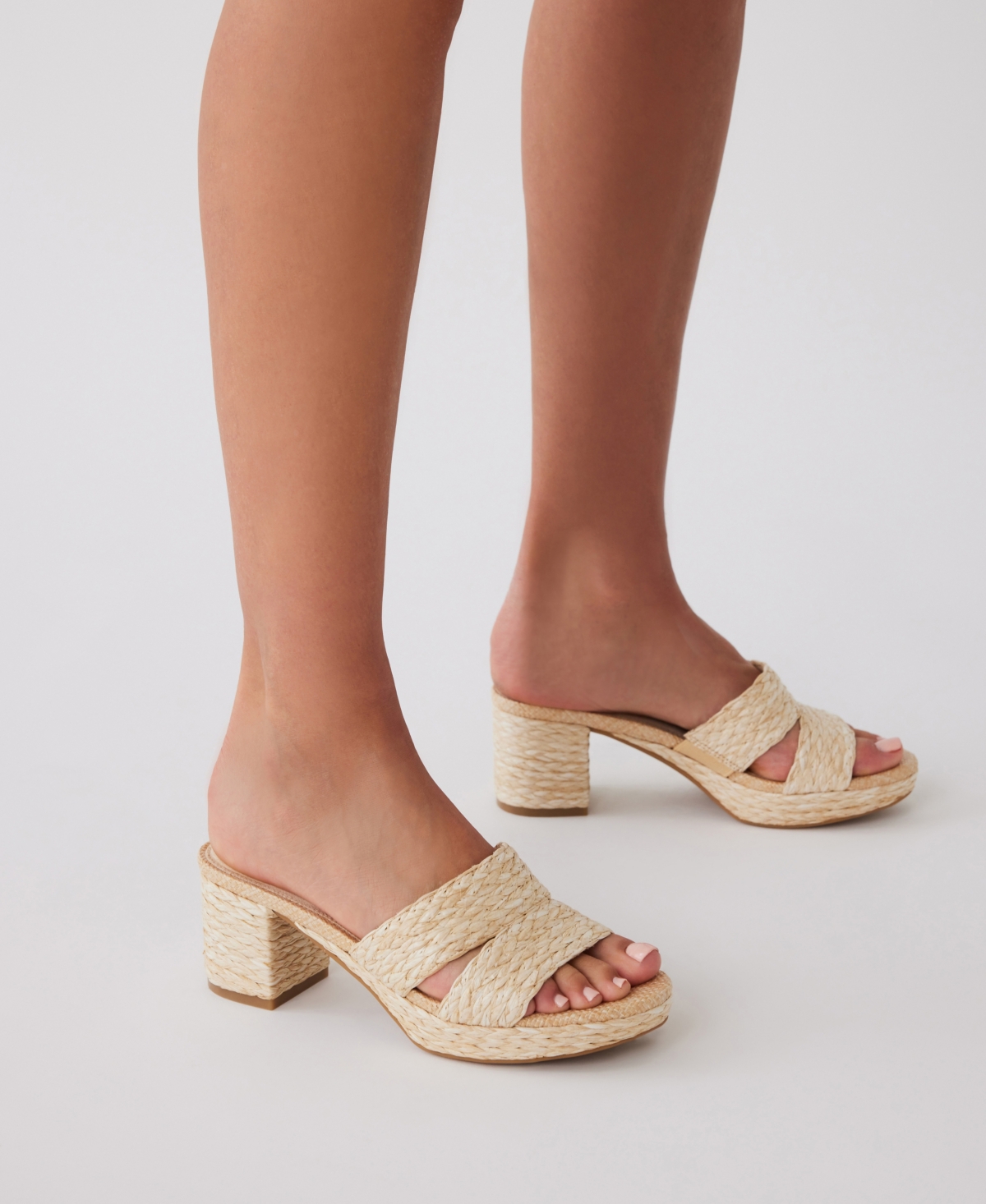 Anne Klein Women's Palmer Slip On Block Heel Dress Sandals