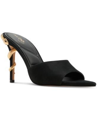 Women's Seashella Slip-On Heeled Sandals