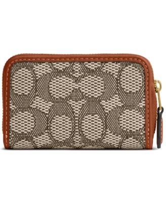 【COACH 】Essential Small Zip Around Card Case/Quilting COACH® | Essential Small Zip Around Card Case With Quilting