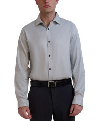 KARL LAGERFELD PARIS - Men's Slim-Fit Woven Dress Shirt