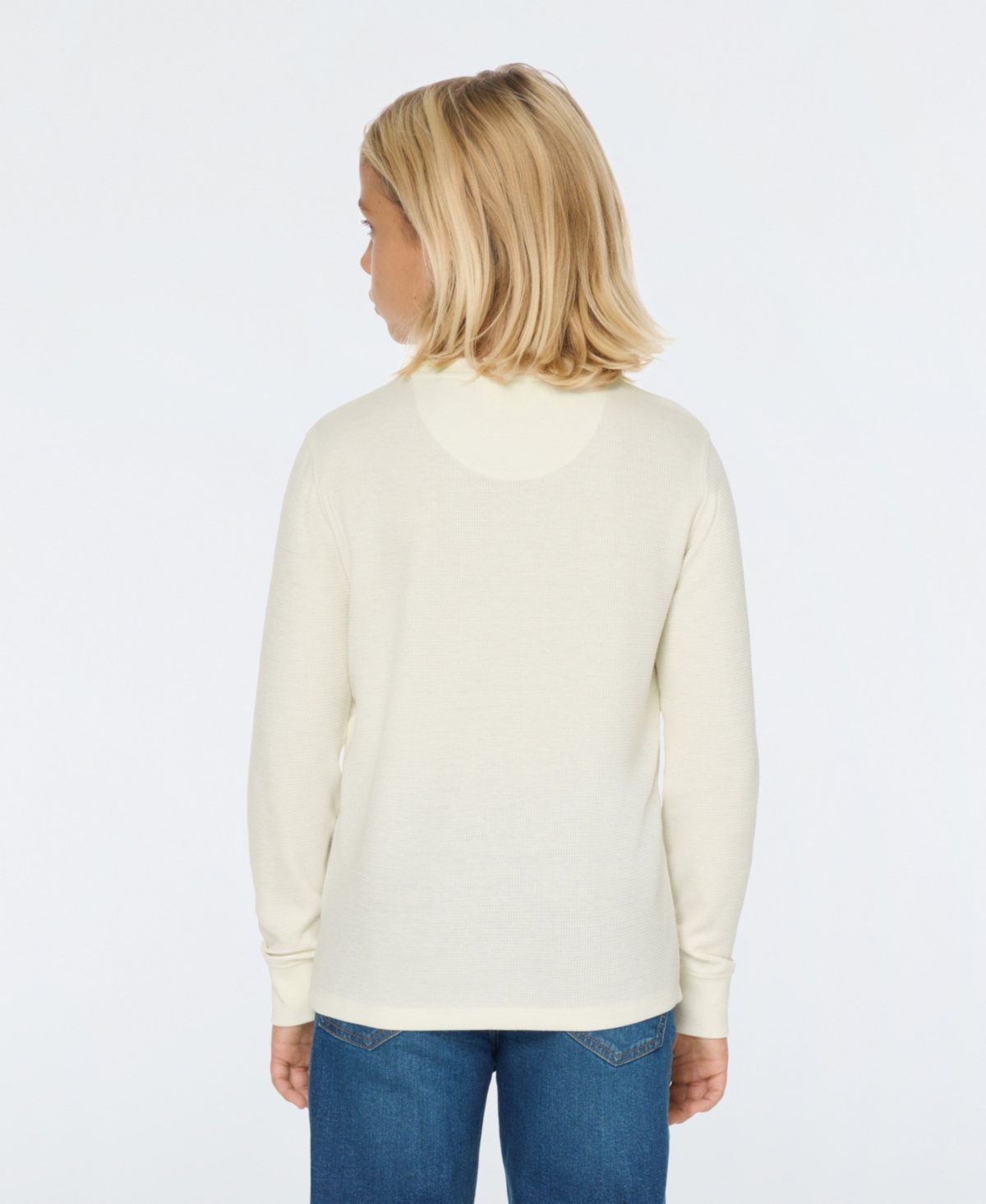 Scotch & Soda Big Boys Long Sleeve Thermal Graphic Tee