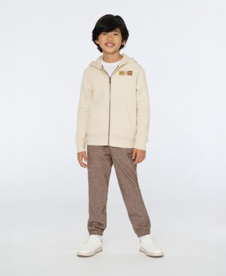 Big Boys Graphic Fleece Zip Up Hoodie