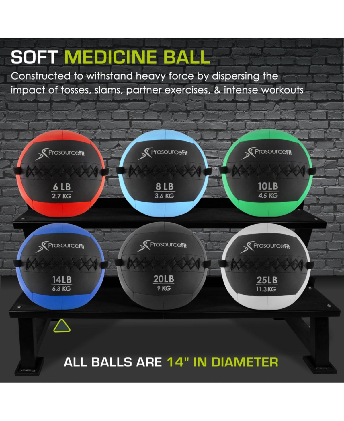 ProsourceFit Soft Medicine Ball