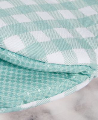 Gingham-Print Mini Oven Mitts, Set of 2