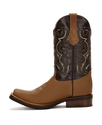Men's Men Leather Boots Western Cowboy