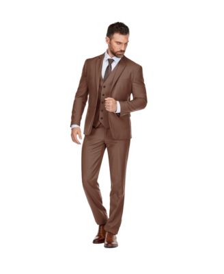 Men's 3-Piece Premium Vested 3-Piece Slim Fit Suit