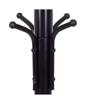 Metal Coat Rack with 12 Hooks